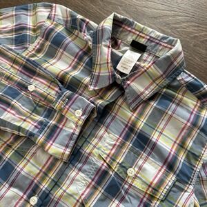 Patagonia Women's Lightweight Fishing L/S Button Up Shirt Sz 6 Multicolor Plaid